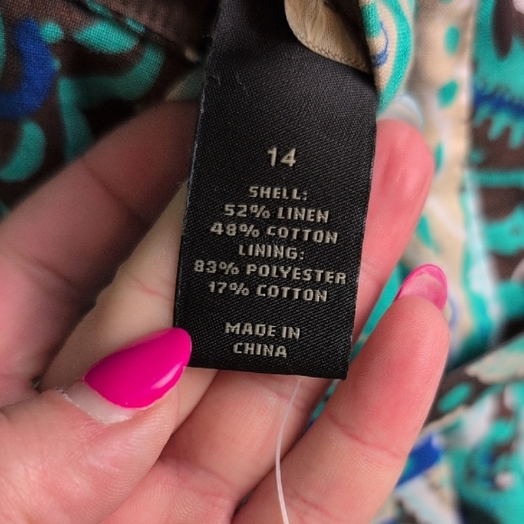 Lane Bryant Blue Backless Sundress. Nwot - Picture 6 of 11